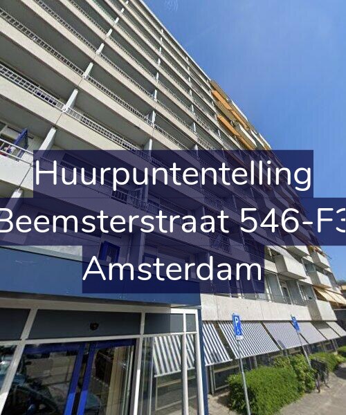 Foto gevel Huurpuntentelling voor Beemsterstraat 546-F3, Amsterdam