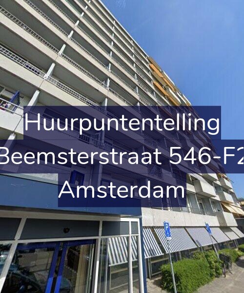 Foto gevel Huurpuntentelling voor Beemsterstraat 546-F2, Amsterdam