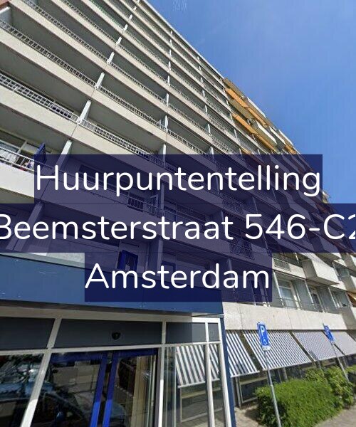 Foto gevel Huurpuntentelling voor Beemsterstraat 546-C2, Amsterdam