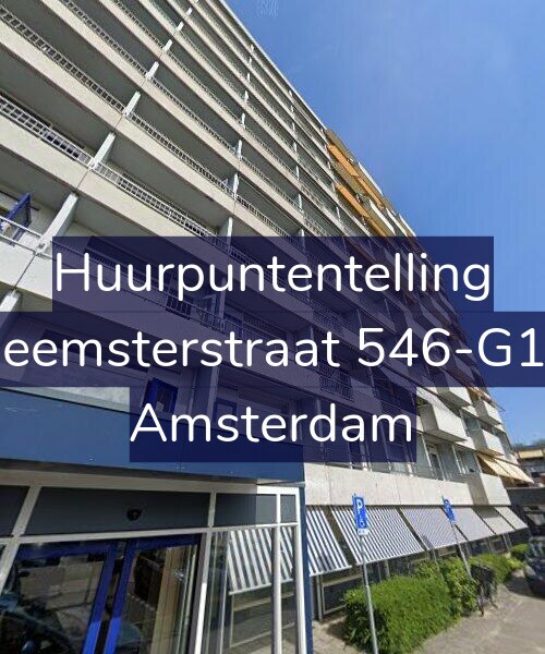 Foto gevel Huurpuntentelling voor Beemsterstraat 546-G12, Amsterdam