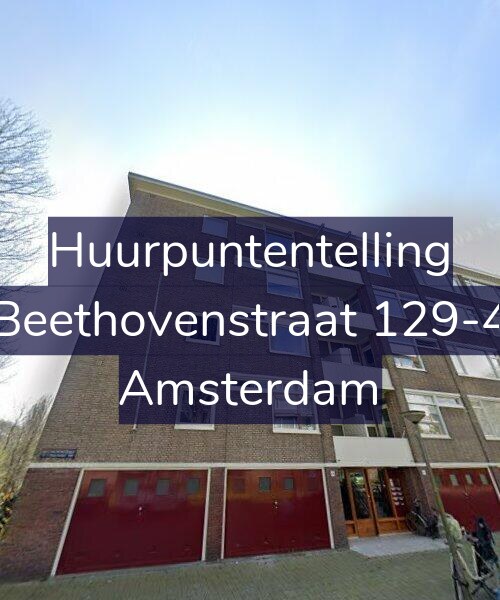 Foto gevel Huurpuntentelling voor Beethovenstraat 129-4, Amsterdam