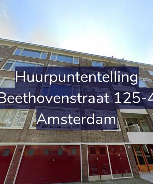 Foto gevel Huurpuntentelling voor Beethovenstraat 125-4, Amsterdam