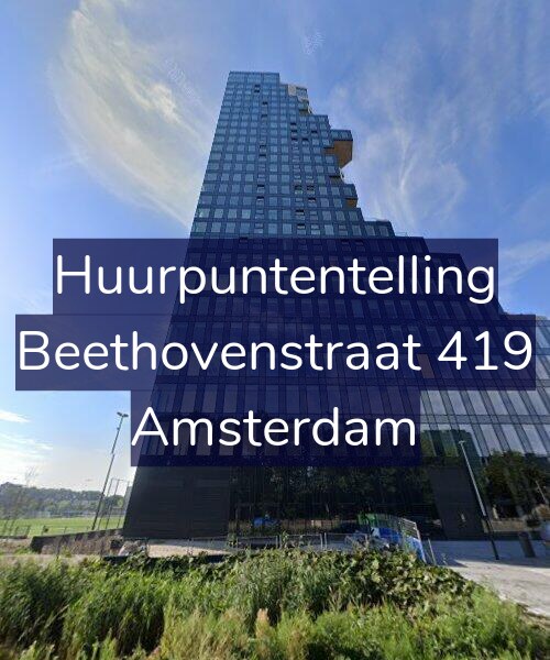 Foto gevel Huurpuntentelling voor Beethovenstraat 419, Amsterdam