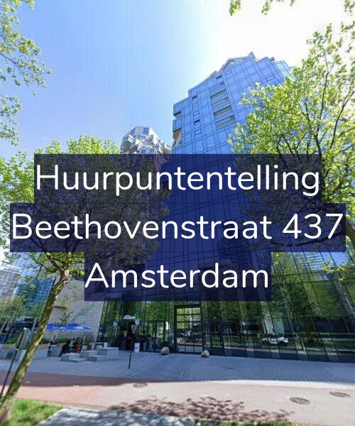 Foto gevel Huurpuntentelling voor Beethovenstraat 437, Amsterdam