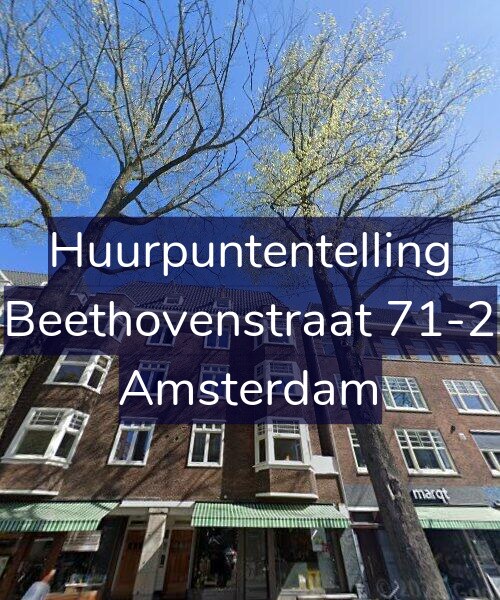 Foto gevel Huurpuntentelling voor Beethovenstraat 71-2, Amsterdam