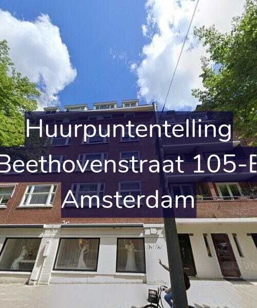 Foto gevel Huurpuntentelling voor Beethovenstraat 105-E, Amsterdam