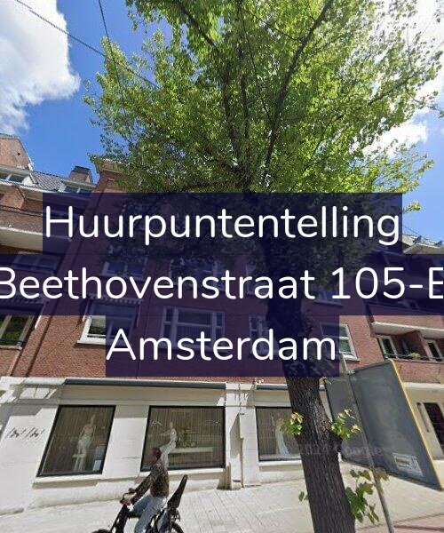 Foto gevel Huurpuntentelling voor Beethovenstraat 105-B, Amsterdam