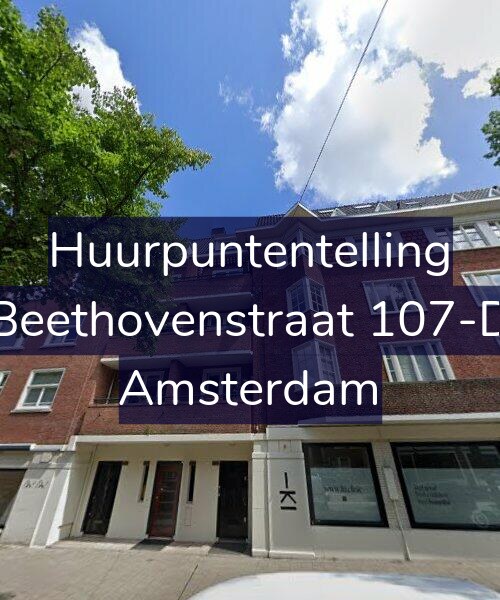 Foto gevel Huurpuntentelling voor Beethovenstraat 107-D, Amsterdam