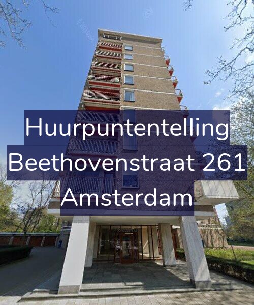 Foto gevel Huurpuntentelling voor Beethovenstraat 261, Amsterdam