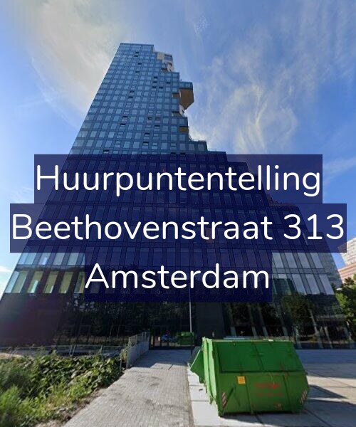 Foto gevel Huurpuntentelling voor Beethovenstraat 313, Amsterdam
