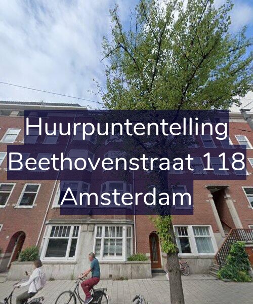 Foto gevel Huurpuntentelling voor Beethovenstraat 118, Amsterdam