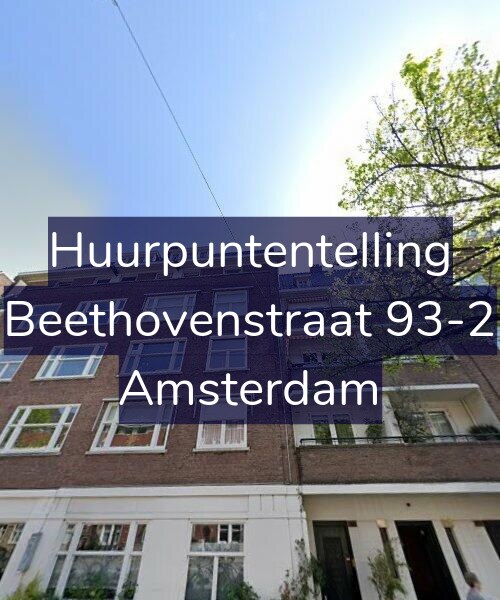 Foto gevel Huurpuntentelling voor Beethovenstraat 93-2, Amsterdam