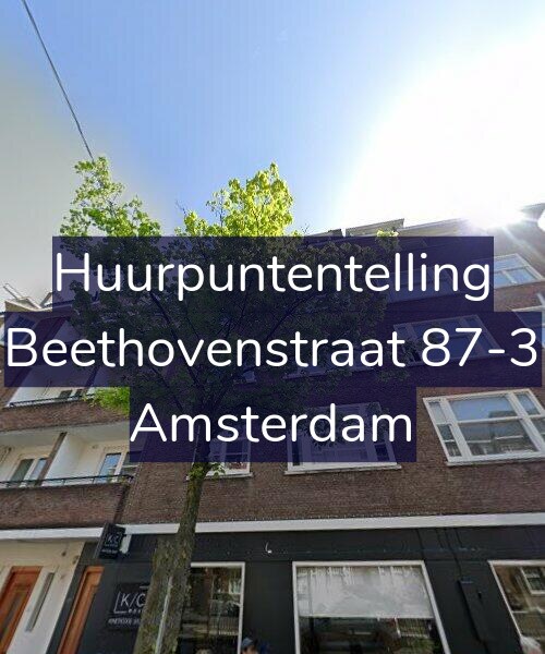 Foto gevel Huurpuntentelling voor Beethovenstraat 87-3, Amsterdam