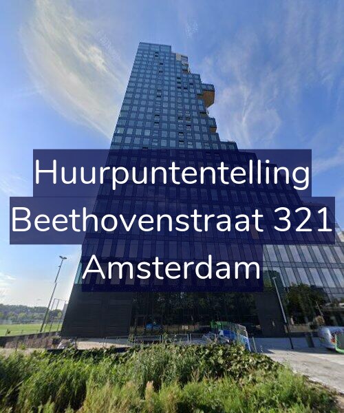 Foto gevel Huurpuntentelling voor Beethovenstraat 321, Amsterdam