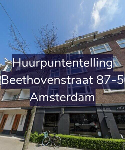 Foto gevel Huurpuntentelling voor Beethovenstraat 87-5, Amsterdam