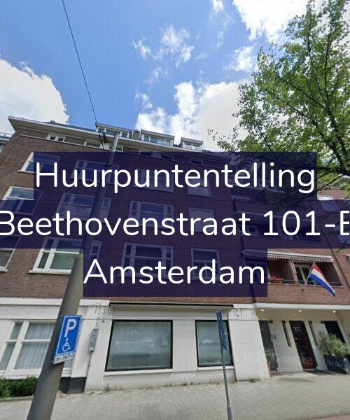 Foto gevel Huurpuntentelling voor Beethovenstraat 101-E, Amsterdam