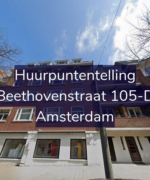 Foto gevel Huurpuntentelling voor Beethovenstraat 105-D, Amsterdam