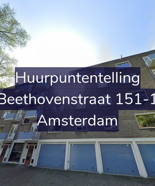 Foto gevel Huurpuntentelling voor Beethovenstraat 151-1, Amsterdam