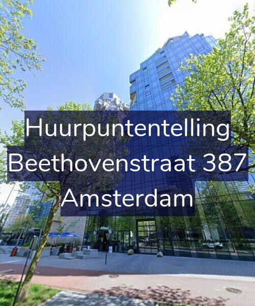 Foto gevel Huurpuntentelling voor Beethovenstraat 387, Amsterdam