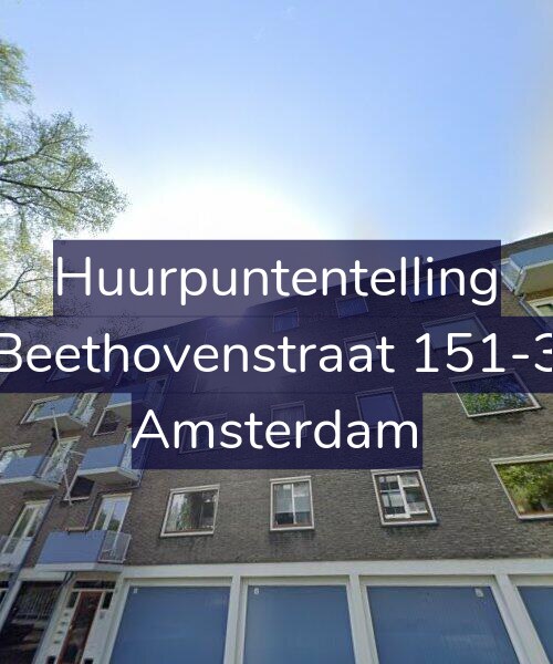 Foto gevel Huurpuntentelling voor Beethovenstraat 151-3, Amsterdam