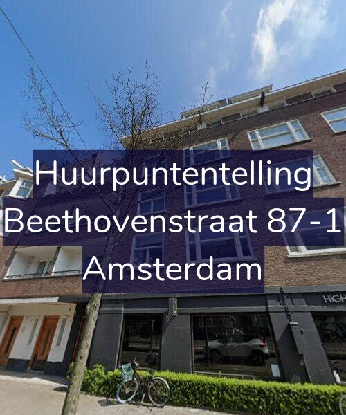 Foto gevel Huurpuntentelling voor Beethovenstraat 87-1, Amsterdam