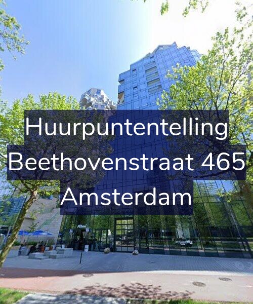 Foto gevel Huurpuntentelling voor Beethovenstraat 465, Amsterdam