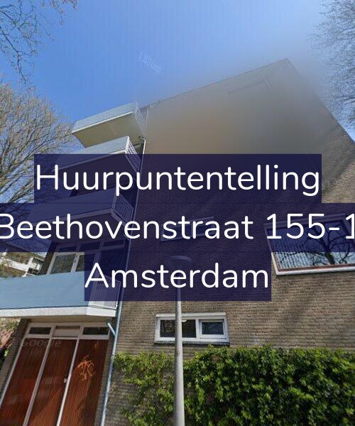 Foto gevel Huurpuntentelling voor Beethovenstraat 155-1, Amsterdam