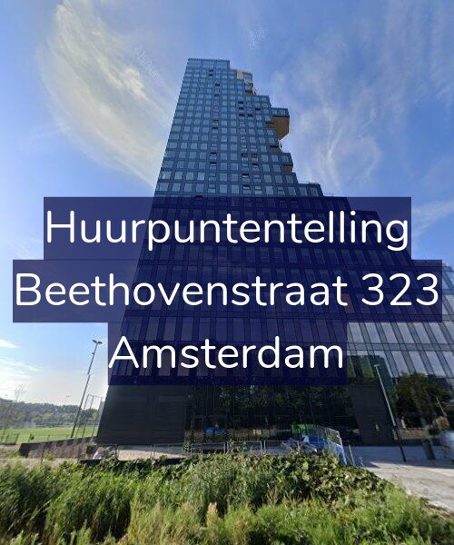 Foto gevel Huurpuntentelling voor Beethovenstraat 323, Amsterdam
