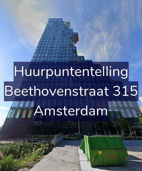 Foto gevel Huurpuntentelling voor Beethovenstraat 315, Amsterdam
