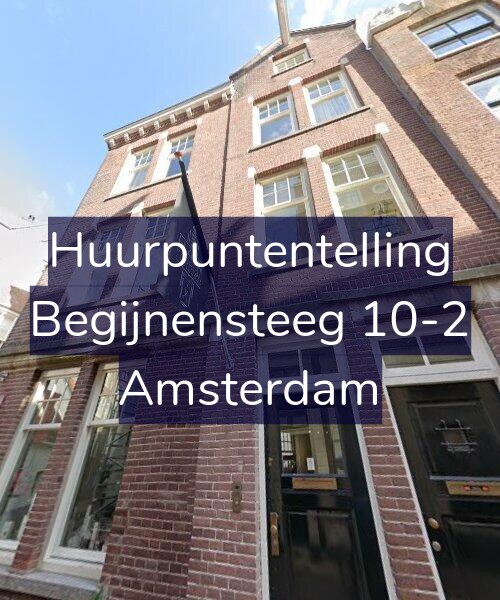Foto gevel Huurpuntentelling voor Begijnensteeg 10-2, Amsterdam