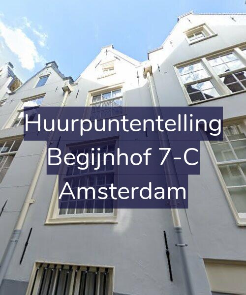 Foto gevel Huurpuntentelling voor Begijnhof 7-C, Amsterdam
