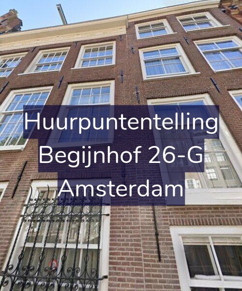 Foto gevel Huurpuntentelling voor Begijnhof 26-G, Amsterdam