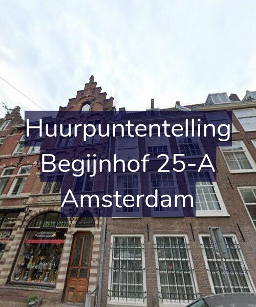 Foto gevel Huurpuntentelling voor Begijnhof 25-A, Amsterdam