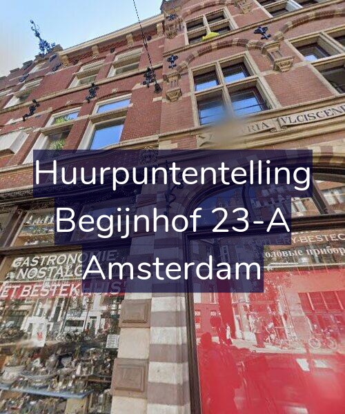 Foto gevel Huurpuntentelling voor Begijnhof 23-A, Amsterdam