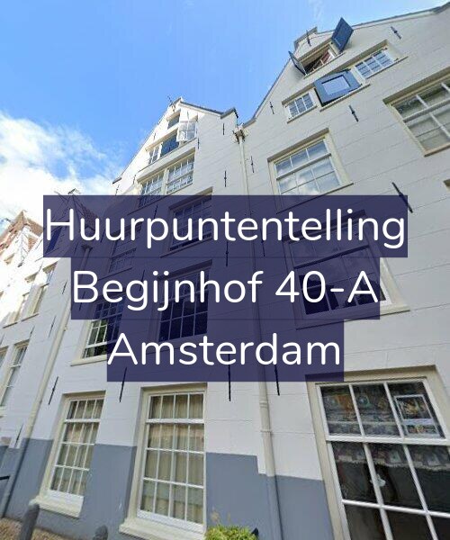 Foto gevel Huurpuntentelling voor Begijnhof 40-A, Amsterdam