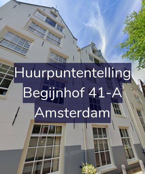 Foto gevel Huurpuntentelling voor Begijnhof 41-A, Amsterdam
