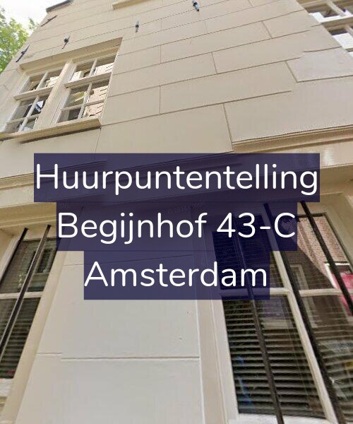 Foto gevel Huurpuntentelling voor Begijnhof 43-C, Amsterdam