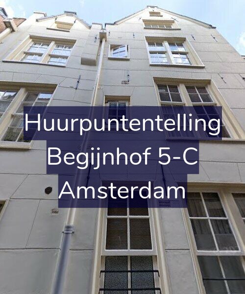 Foto gevel Huurpuntentelling voor Begijnhof 5-C, Amsterdam
