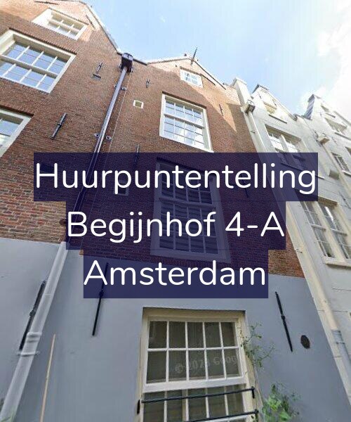 Foto gevel Huurpuntentelling voor Begijnhof 4-A, Amsterdam