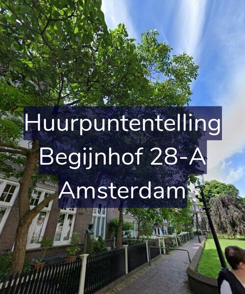 Foto gevel Huurpuntentelling voor Begijnhof 28-A, Amsterdam