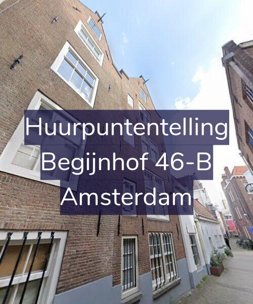 Foto gevel Huurpuntentelling voor Begijnhof 46-B, Amsterdam