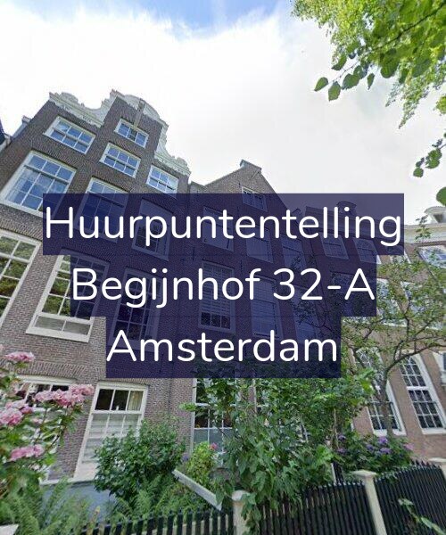 Foto gevel Huurpuntentelling voor Begijnhof 32-A, Amsterdam