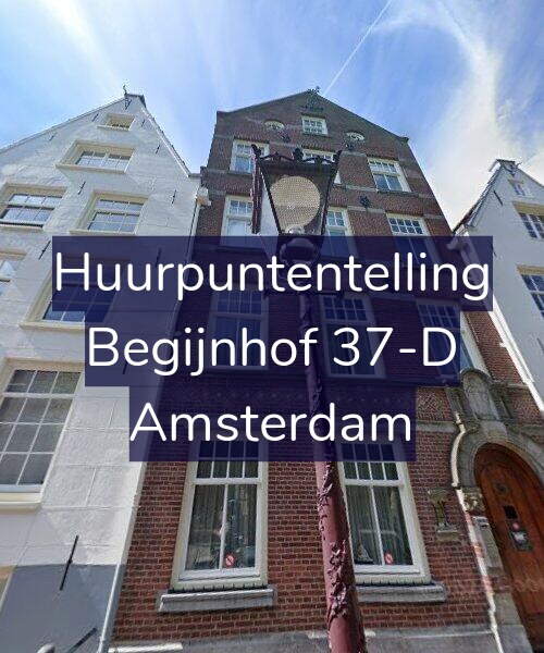 Foto gevel Huurpuntentelling voor Begijnhof 37-D, Amsterdam