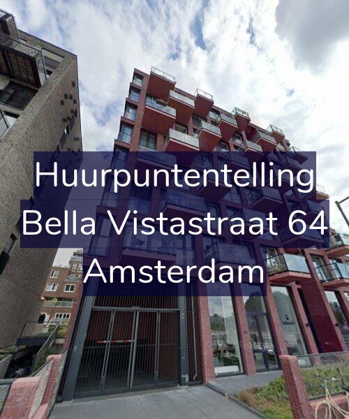 Foto gevel Huurpuntentelling voor Bella Vistastraat 64, Amsterdam