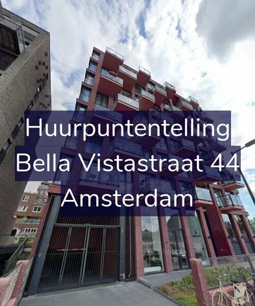 Foto gevel Huurpuntentelling voor Bella Vistastraat 44, Amsterdam