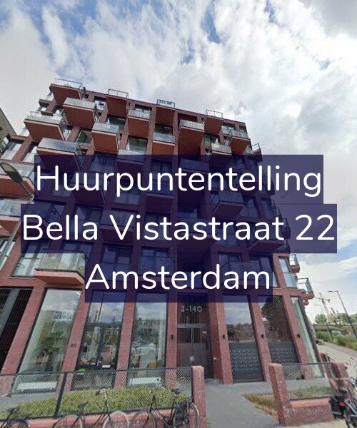 Foto gevel Huurpuntentelling voor Bella Vistastraat 22, Amsterdam