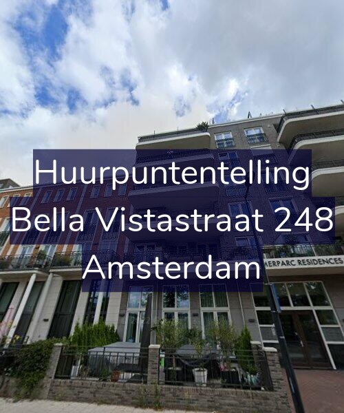 Foto gevel Huurpuntentelling voor Bella Vistastraat 248, Amsterdam