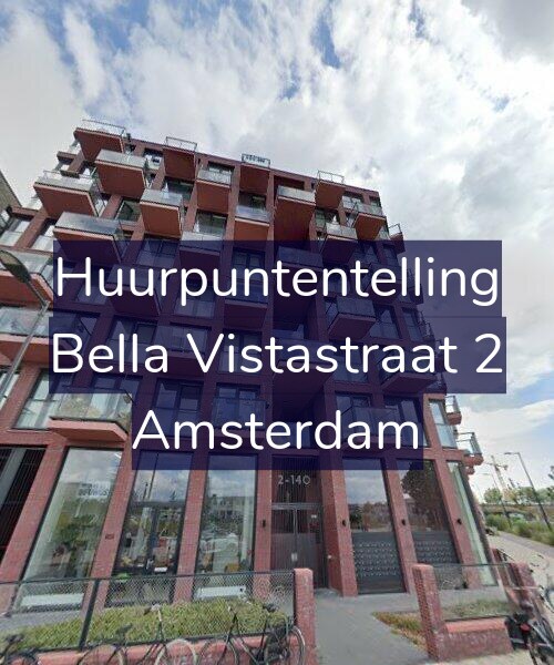Foto gevel Huurpuntentelling voor Bella Vistastraat 2, Amsterdam