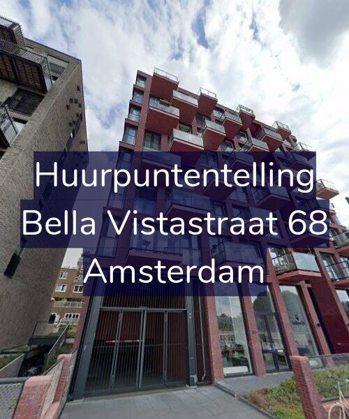 Foto gevel Huurpuntentelling voor Bella Vistastraat 68, Amsterdam