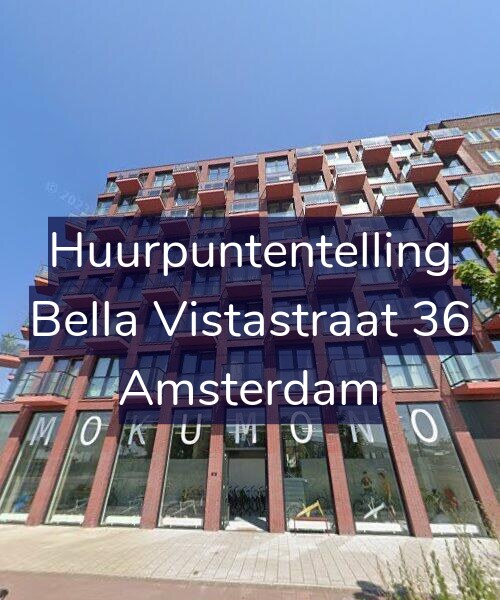Foto gevel Huurpuntentelling voor Bella Vistastraat 36, Amsterdam